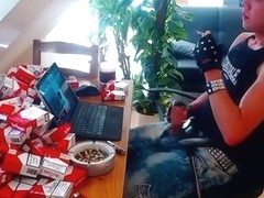 Smoking and jerking in the morning