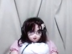 kigurumi playing her dick