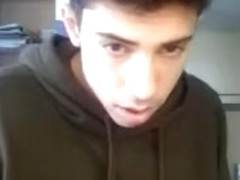 Str8 Italian Boy With Huge Cock Masturbation On Cam