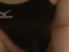 Hung Japanese Tranny Fucked in Swimsuit