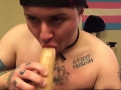 FTM Gives Toy A Blow Job