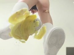 Banana Crush japanese food foot crush ä¸Šå±¥ããƒ•ãƒ¼ãƒ‰ã‚¯ãƒ©ãƒƒã‚·ãƒ¥