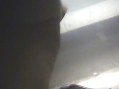 Amazing close-up shots of a huge ass shot on voyeur camera