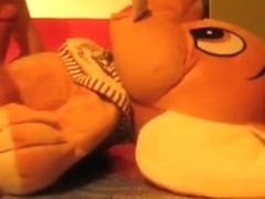 Orange elephant love 1