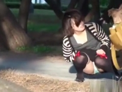 Japanese Ho Publicly Pees