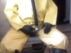 Smokin', wanking and jerking off.