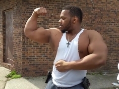 Big Bulging Biceps On Display