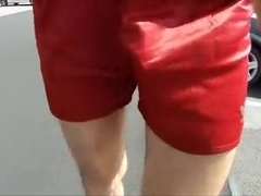 ADIDAS SATIN NYLON SHORTS, STRAPON OUT SUPERMARKET