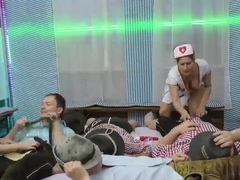 dirty nurses in lederhosen gangbang