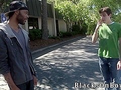 Chris Kingston Gets Fucked By Two Black Guys