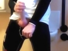 post-cycle jerk off at work