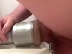 Fucking My Fleshlight in the Bathroom