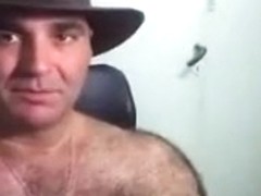Hairy men on webcam