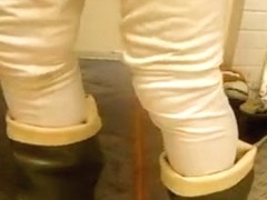 nlboots - red leather jacket rubber cebo boots lengthy johns