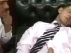 2 hot guys fuck in the office