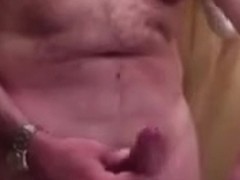 italian mature man`s cumshot