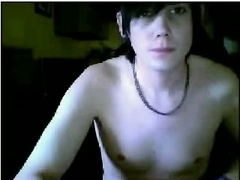 Emo hunk masturbating