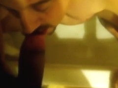 White PIG FAGGOT GOES NUTZ FOR PISS & BBC OINKS !!