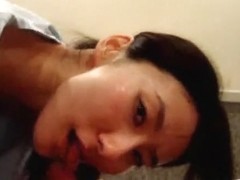 Asian pussycat licks cock like it tastes like honey