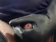 rubber enjoyment boots cum gloves