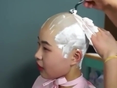 Head Shaved Asian Girl