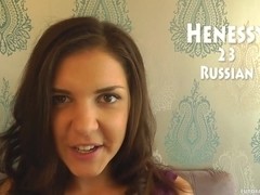 Hardcore throatfuck and facial for russian pornstar