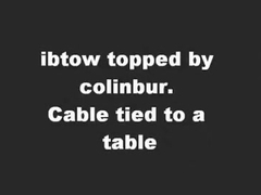 Cable bound to table