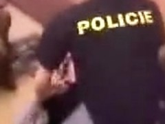 Cop Uniform Fucks Guy In Black