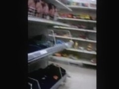 Flash cum in supermarket 18