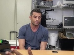 Horny white stud turns gay for anal pleasure