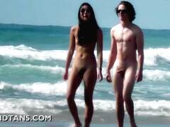 Asian girl wants everyone to see her tits and pussy part 1