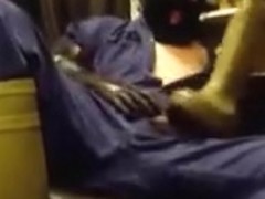 joy in overall and rubber boots and gloves