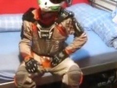 Playing in MX with new helmet