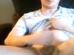 Crazy male in horny handjob, solo male gay xxx video