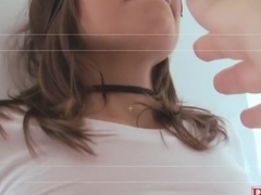Incredible pornstar Melanie Scott in crazy facial, brunette adult video
