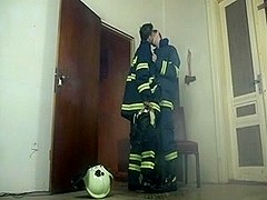 Hot gay firefighters get naughty