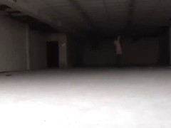 Lucas fucks Asian woman in warehouse