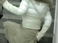 Skirt sharking video  featuring a delicious Japanese hottie