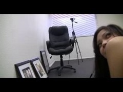 Naughty Latina teen analyzed during the casting