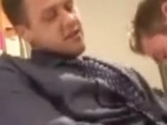 Office Guy in Black OTC Socks Fucked by Supervisor