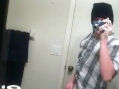 Twink Jerks Offf In Bathroom