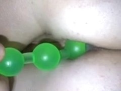 Love balls get inside her virgin tight booty