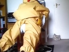 Respirex Level A Gas Tight Chemical Hazmat Suit Wank/Hump