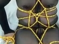 Bondage with pantyhose 4