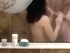 precious tits teen in shower with not his dad