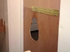 JUVENILE DARK MAN STOPS BY MY GLORYHOLE TO DUMP A LOAD OF CUM