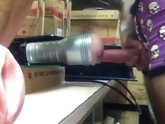 Long overdue Fleshlight bang