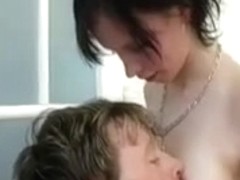 Hawt legal age teenager homemade engulf and fuck with cum in throat