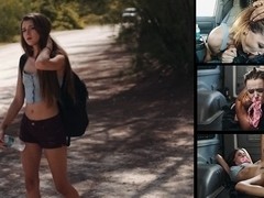 Alex Mae Endures Rough Sex & Outdoor Rope Bondage for a Ride - HelplessTeens