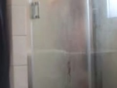 Hot girl gets spy taped while taking a sensual shower